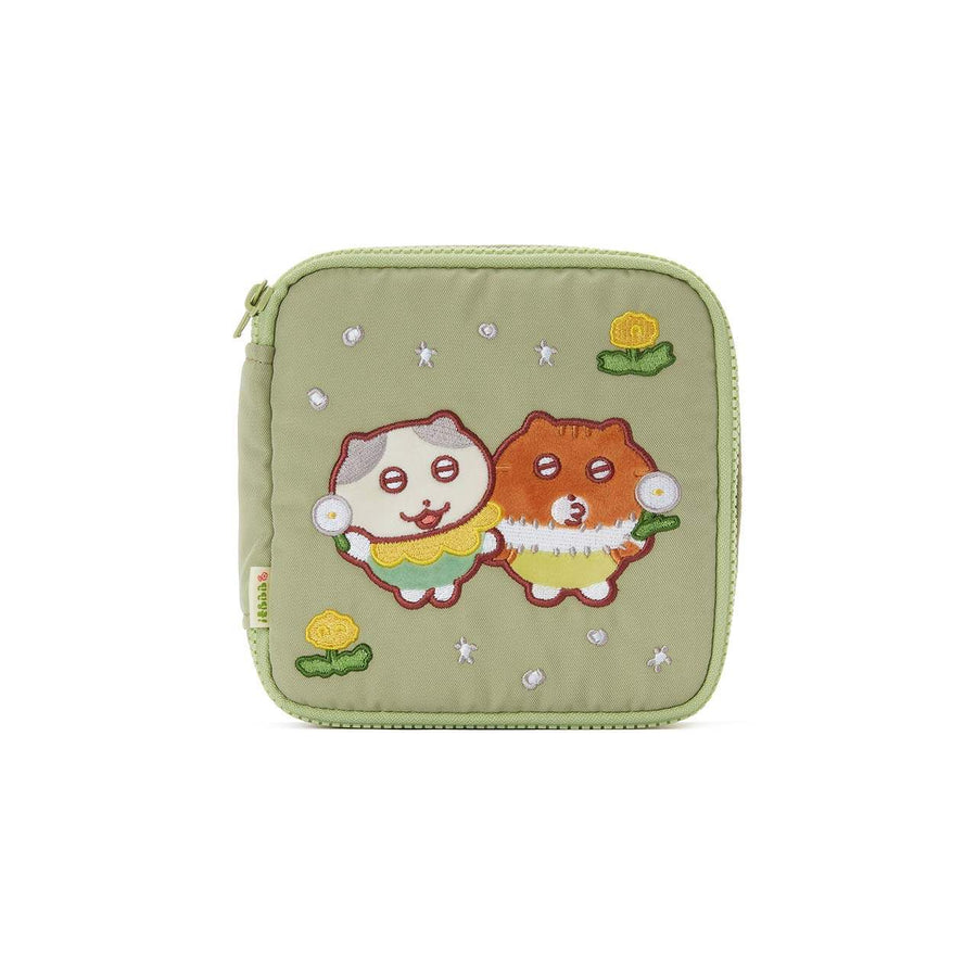Kakao Friends - Tintin Tinkle Couple Green Square Pouch - Kakao Friends - Accessories - Harumio