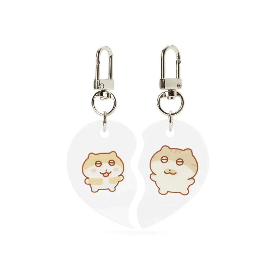 Kakao Friends - Tintin Tinkle Mini Heart Acrylic Keyring Set - Kakao Friends - Accessories - Harumio