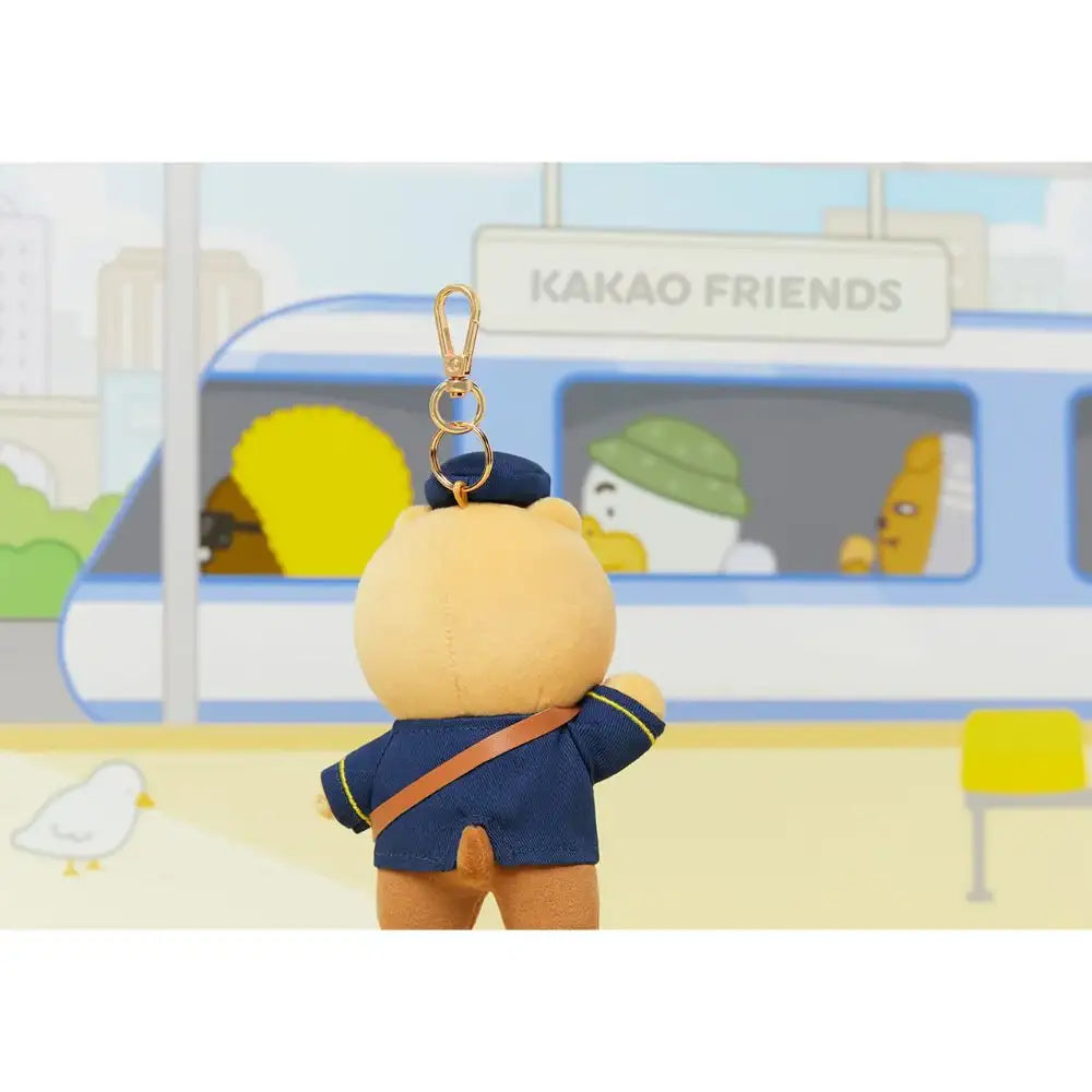 Kakao Friends - Choonsik Station Master Doll Keyring - Kakao Friends - Accessories - Harumio