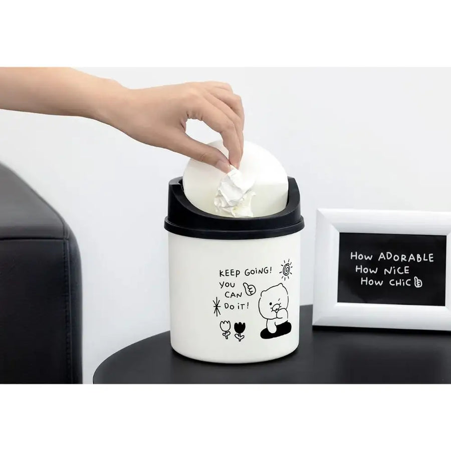 Kakao Friends - Doodle Doodle Ryan & Choonsik Desk Trash Can - Kakao Friends - Home & Living, Accessories - Harumio