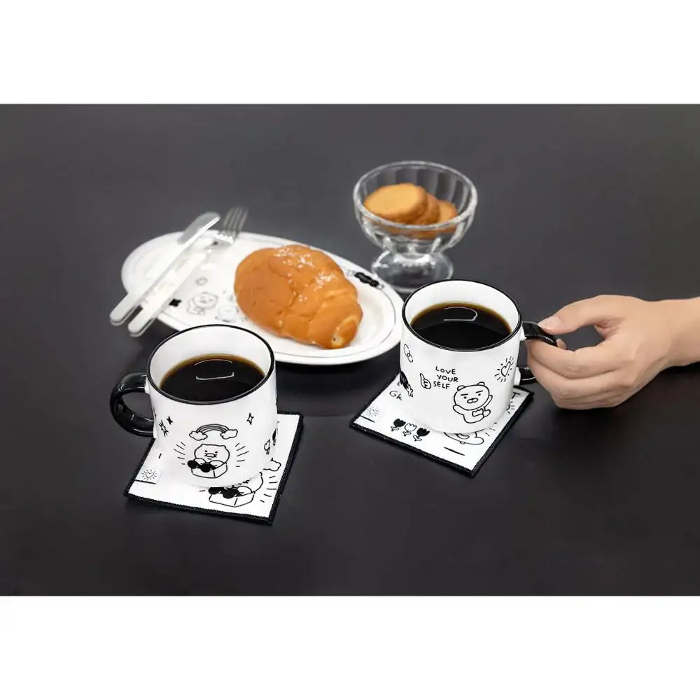 Kakao Friends - Doodle Doodle Ryan & Choonsik Mug Set - Kakao Friends - Home & Living, Accessories - Harumio