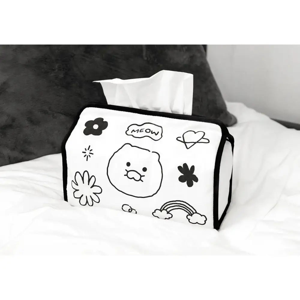 Kakao Friends - Doodle Doodle Ryan & Choonsik Fabric Tissue Case - Kakao Friends - Home & Living, Accessories - Harumio