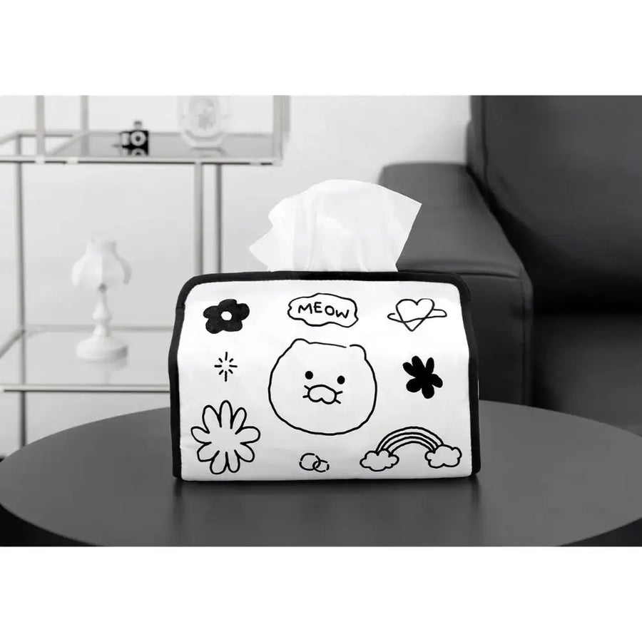 Kakao Friends - Doodle Doodle Ryan & Choonsik Fabric Tissue Case - Kakao Friends - Home & Living, Accessories - Harumio