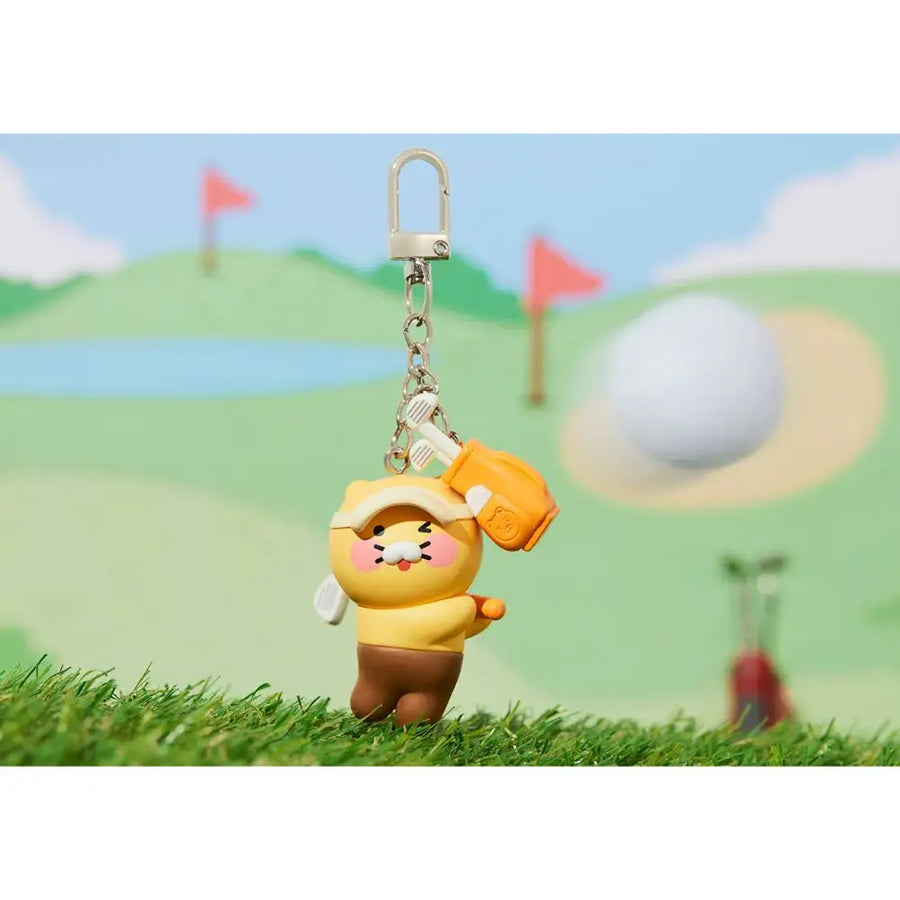 Kakao Friends - Choonsik Golf Figure Keyring - Kakao Friends - Accessories - Harumio