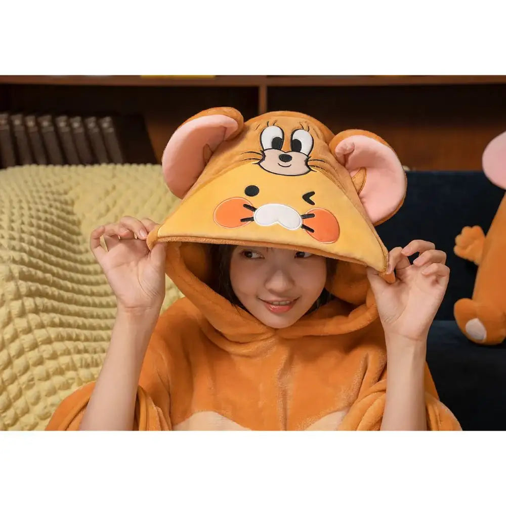 Tom & Jerry x Kakao Friends - Jerry Costume Choonsik Blanket - Tom & Jerry x Kakao Friends - Home & Living, Accessories - Harumio
