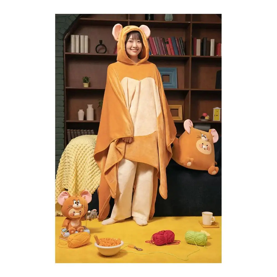 Tom & Jerry x Kakao Friends - Jerry Costume Choonsik Blanket - Tom & Jerry x Kakao Friends - Home & Living, Accessories - Harumio