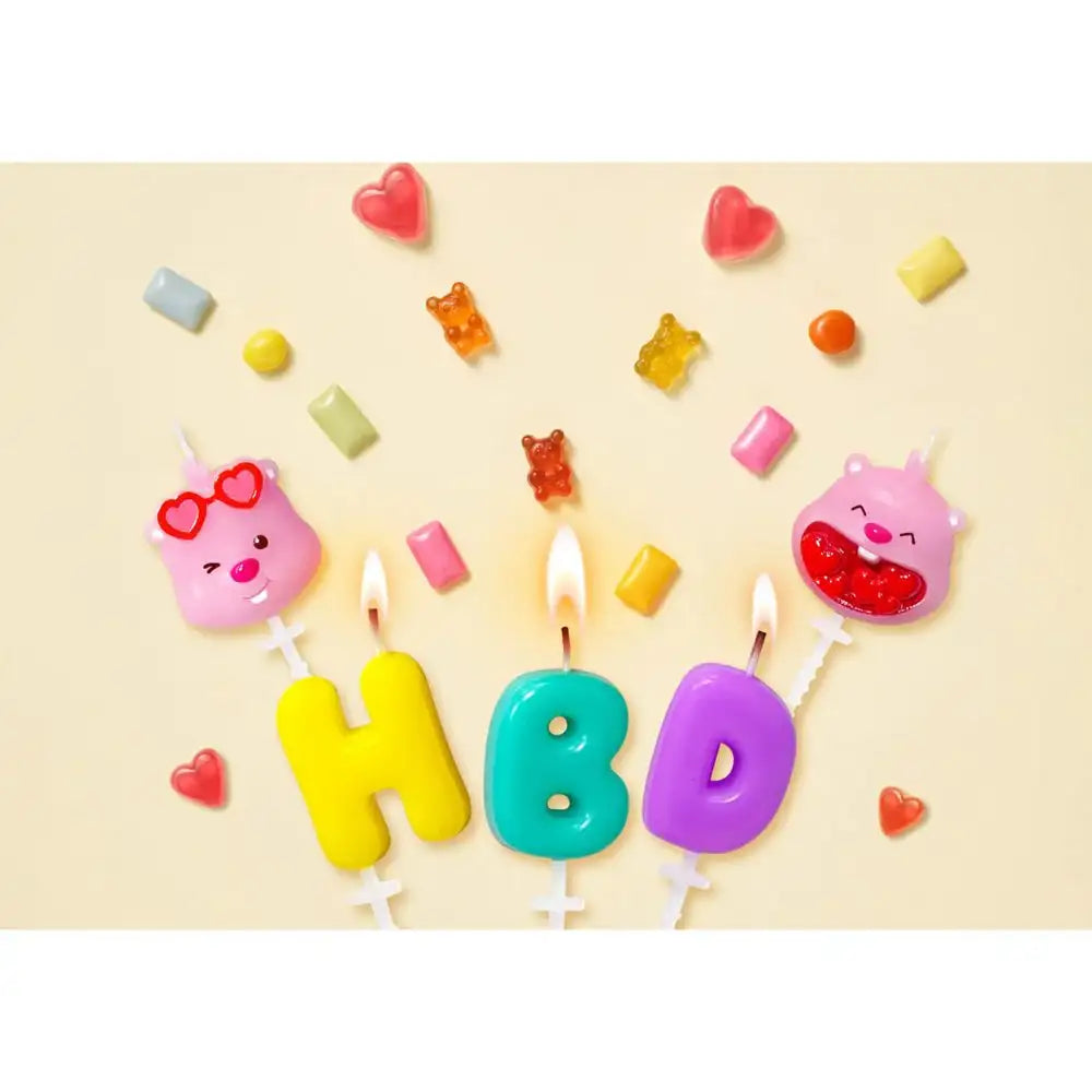 Kakao Friends x Zanmang Loopy - Happy Birthday Candles - Kakao Friends - Candle - Harumio