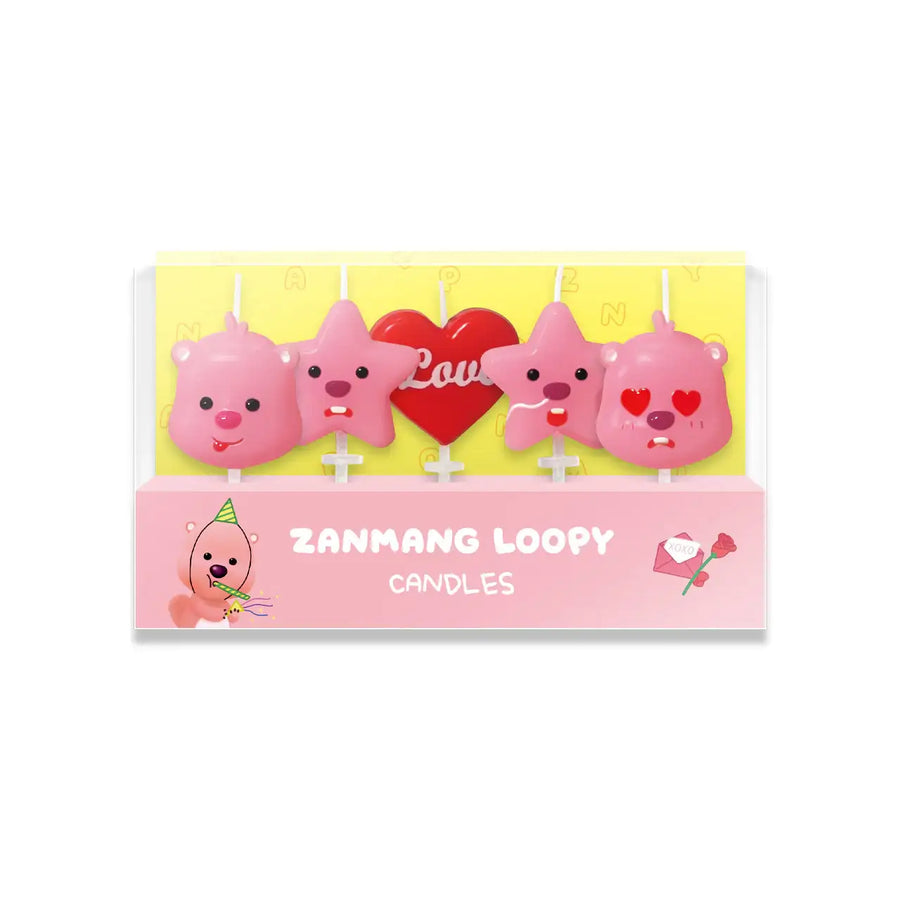 Kakao Friends x Zanmang Loopy - Party Candles - Kakao Friends x Zanmang Loopy - Home & Living, Accessories - Harumio