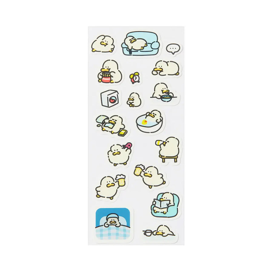 Kakao Friends - Kim Baduck Plate Sticker Set - Kakao Friends - Home & Living, Accessories - Harumio