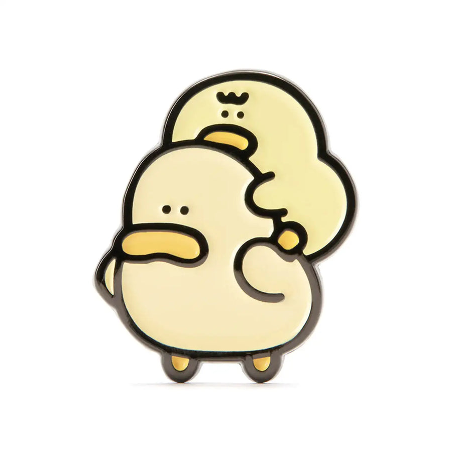 Kakao Friends - Poopy Baduck Metal Pin Badge - Kakao Friends - Home & Living, Accessories - Harumio