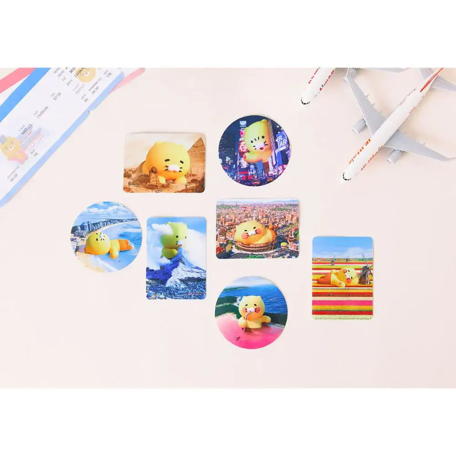 Kakao Friends - Choonsik Travel Tour Sticker Set - Kakao Friends - Home & Living, Accessories - Harumio