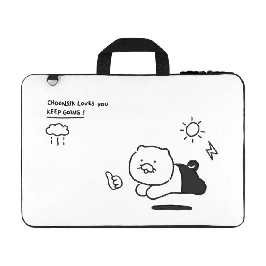 Kakao Friends - Doodle Doodle Choonsik Laptop Pouch (15-17") - Kakao Friends - Home & Living, Accessories - Harumio