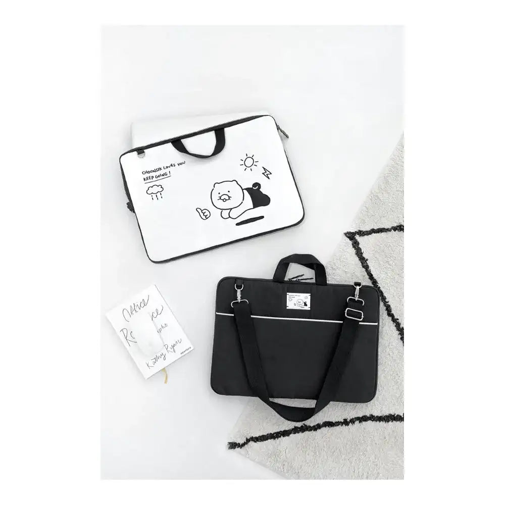 Kakao Friends - Doodle Doodle Choonsik Laptop Pouch (15-17") - Kakao Friends - Home & Living, Accessories - Harumio