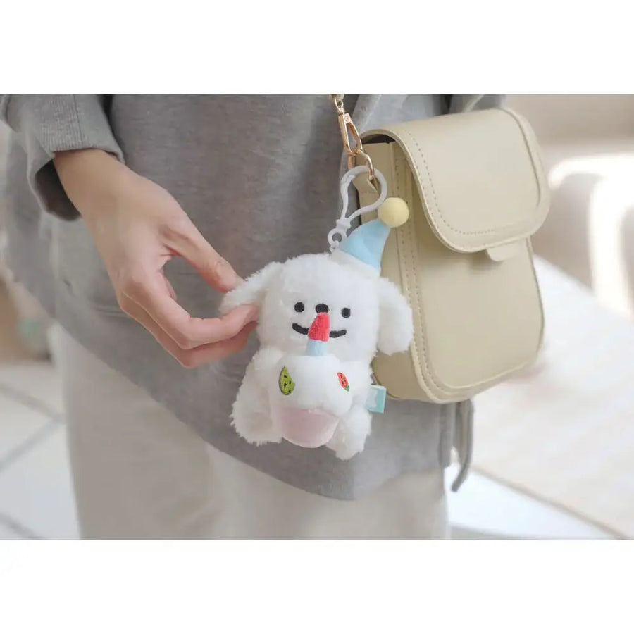 Kakao Friends - Good Wishes Maltese Figure Doll Keyring - Kakao Friends - Keyring - Harumio