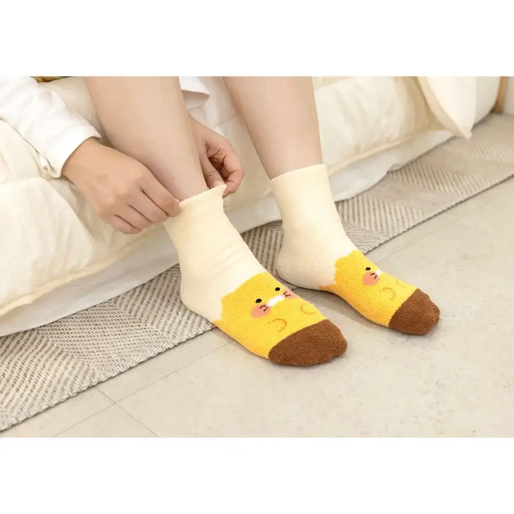 Kakao Friends - Cozy Choonsik Soft Socks - Kakao Friends - Home & Living, Accessories - Harumio