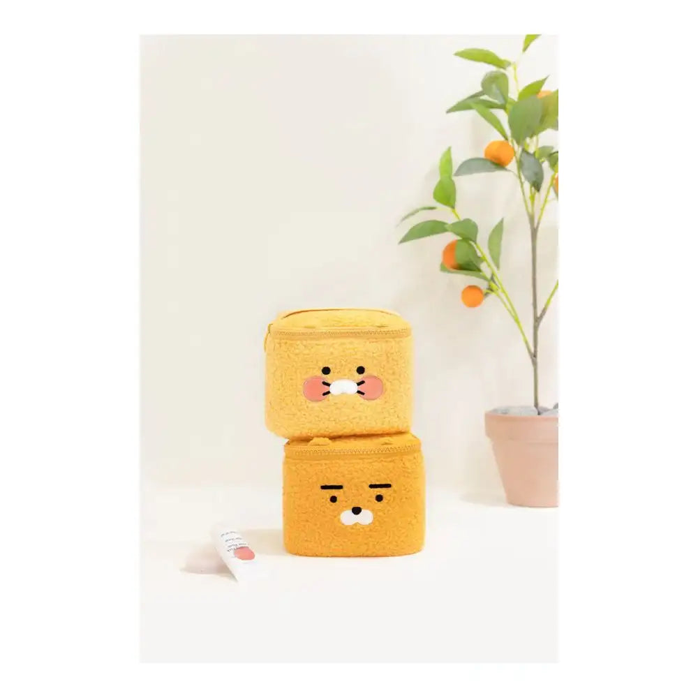 Kakao Friends - Boucle Cube Pouch - Kakao Friends - Pouches - Harumio