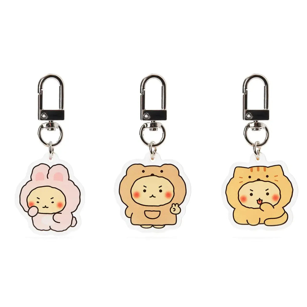 Kakao Friends - Broken Bear Animal Acrylic Keyring (Random) - Kakao Friends - Acrylic Keyring - Harumio