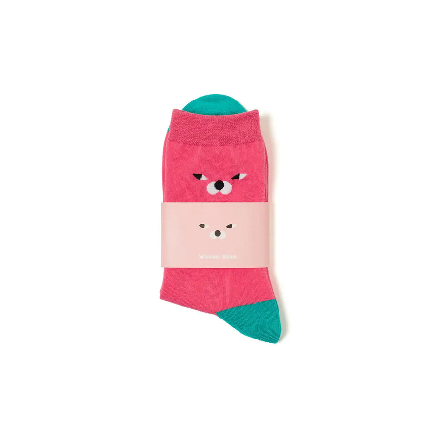 Kakao Friends - Pingsabi Bear Embroidered Socks - Kakao Friends - Home & Living, Accessories - Harumio