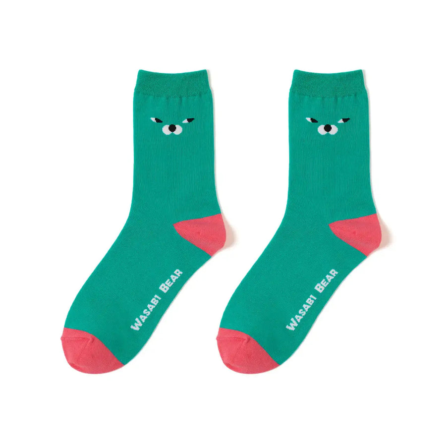 Kakao Friends - Wasabi Bear Embroidered Socks - Kakao Friends - Home & Living, Accessories - Harumio