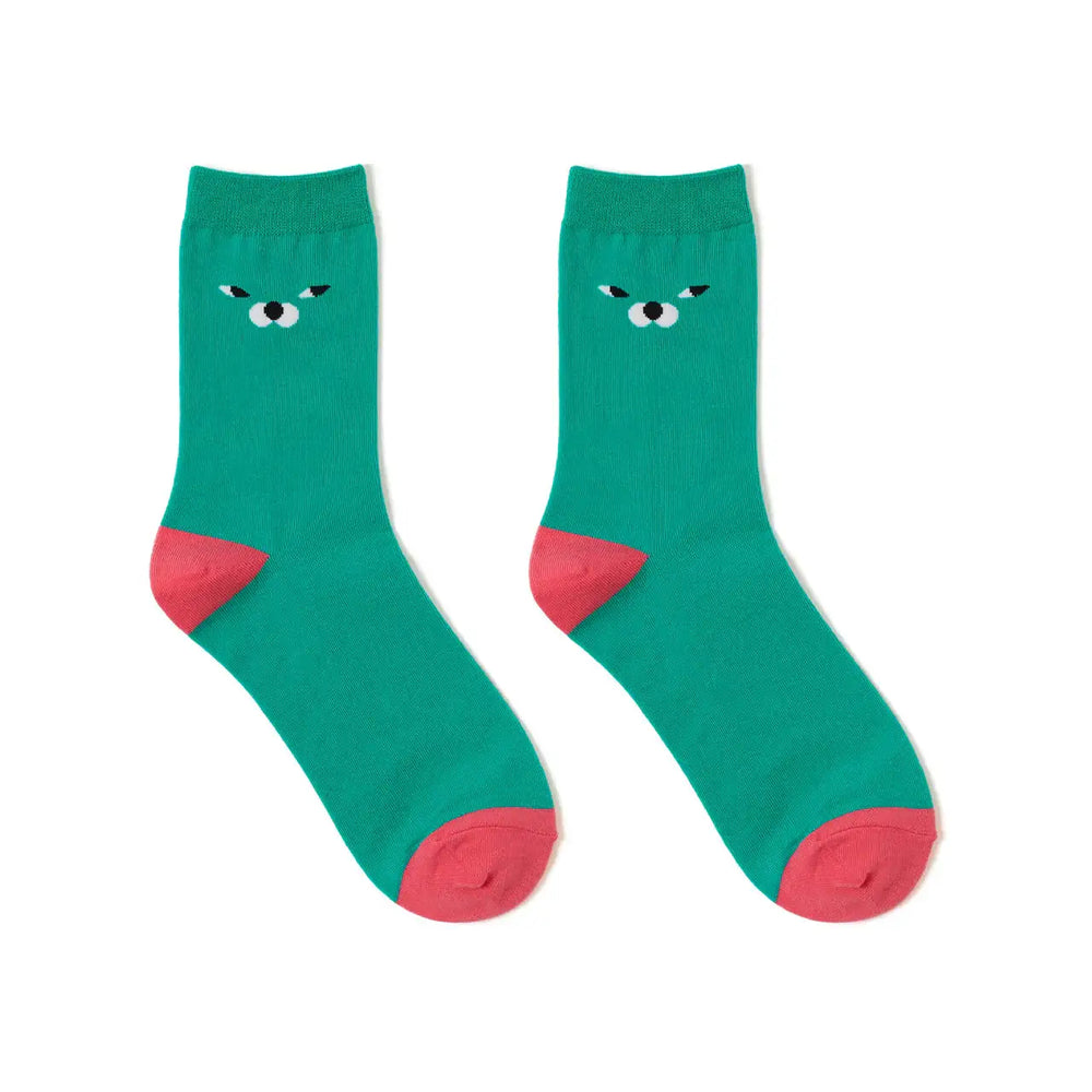 Kakao Friends - Wasabi Bear Embroidered Socks - Kakao Friends - Home & Living, Accessories - Harumio