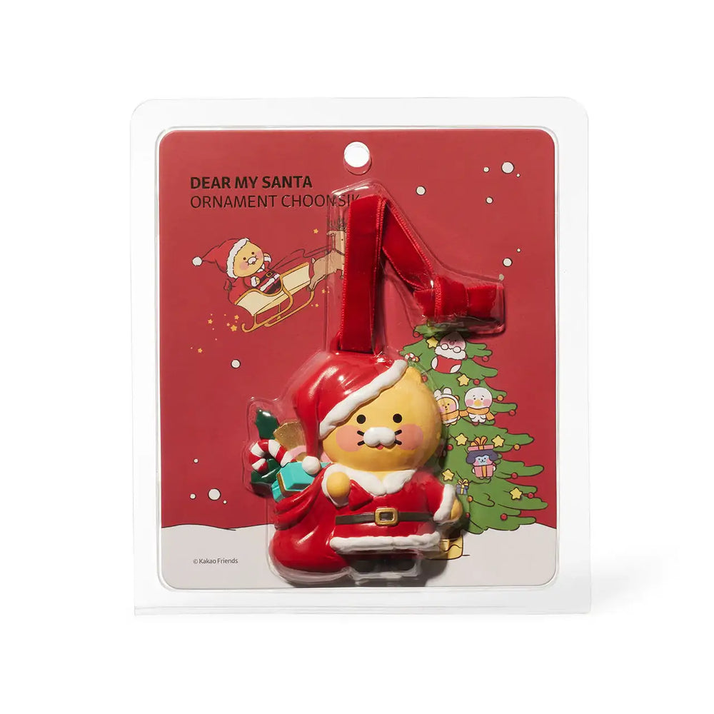 Kakao Friends - Dear My Santa Choonsik Ornament - Kakao Friends - Home & Living, Accessories - Harumio