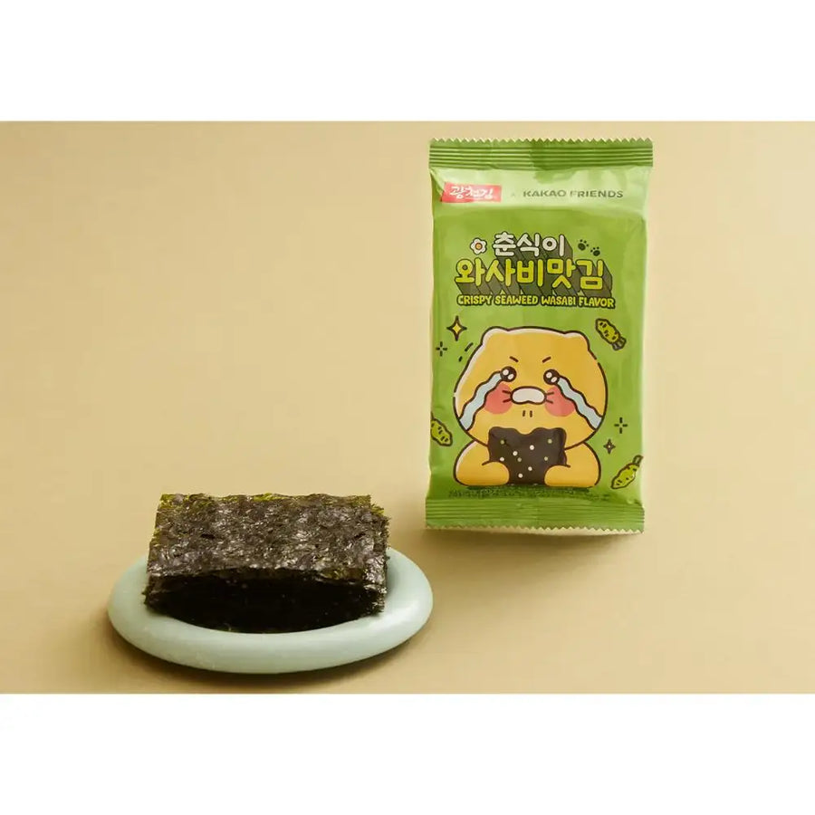 Gwangcheon Kim x Kakao Friends - Choonsik Crispy Seaweed (Wasabi Flavour) - Gwangcheon Kim x Kakao Friends - Home & Living, Accessories - Harumio