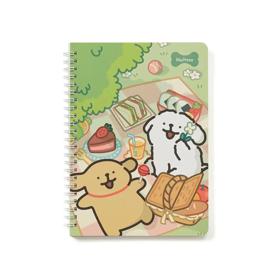 Kakao Friends - Maltese Picnic Spring Notebook - Kakao Friends - Home & Living, Accessories - Harumio