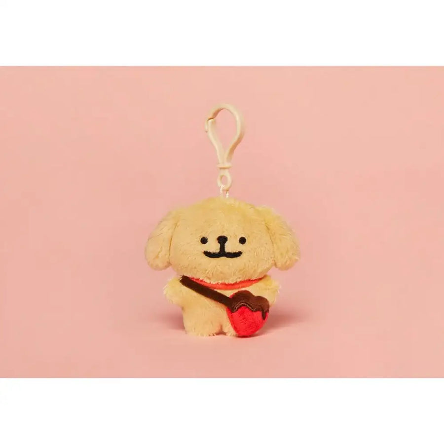 Kakao Friends - Retriever Chocolate Heart Flat Doll Keyring - Kakao Friends - Home & Living, Accessories - Harumio
