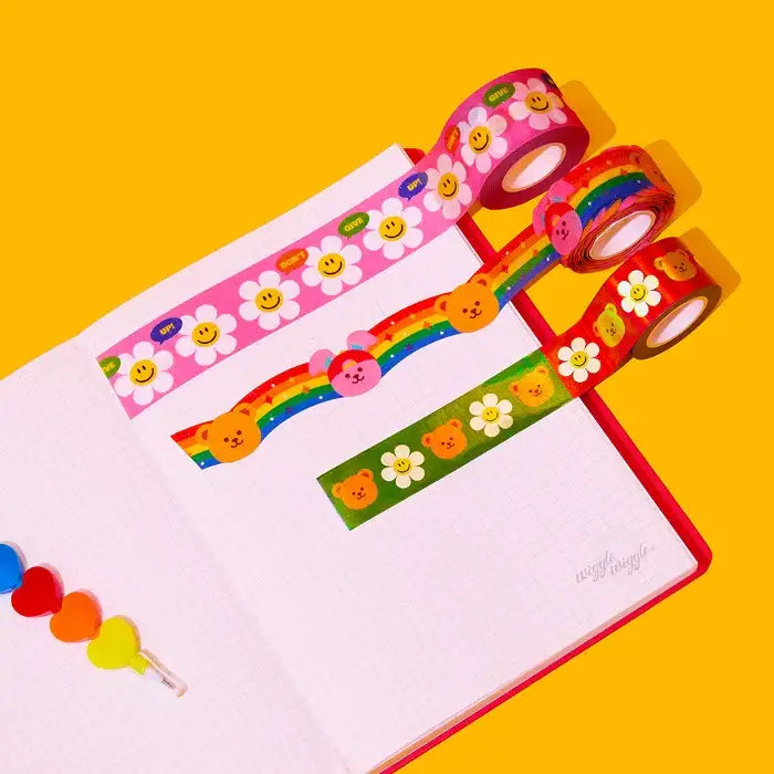 Wiggle Wiggle - Deco Masking Tape - Wiggle Wiggle - Masking Tape - Harumio