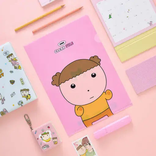 Maru Is a Puppy - Clear File - Webtoon Friends - Clear File - Harumio