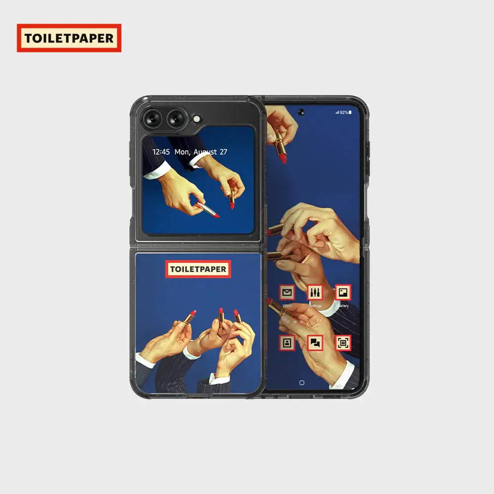 SLBS - Toilet Paper Lipstick Eco Lens Case (Galaxy Z Flip5) - SLBS - Home & Living, Accessories - Harumio SLBS - Toilet Paper Lipstick Eco Lens Case (Galaxy Z Flip5) - SLBS - Home & Living, Accessories - Harumio