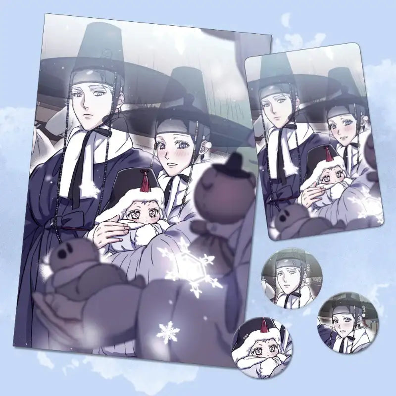 Surge Towards You - New Year's Special 3-piece Set - Webtoon Shop - Desk Pad - Harumio