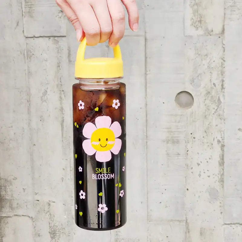 SALDA - Smiley Blossom Tritan Bottle - SALDA - Tumblers - Harumio