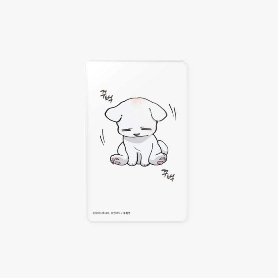 Paws & Claws - Shaking Head Transparent Photocard - Marpple Shop - Photocard - Harumio