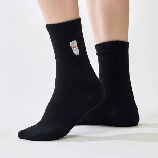 BT21 - RJ Basic Lip Embroidery Socks - BT21 - Socks - Harumio BT21 - RJ Basic Lip Embroidery Socks - BT21 - Socks - Harumio