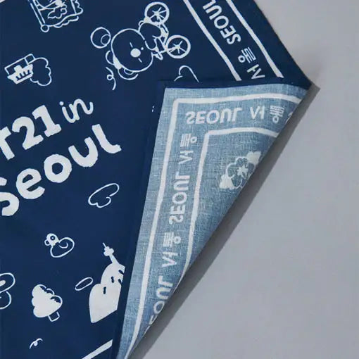 BT21 - Seoul Edition Handkerchief - Line Friends - Handkerchief - Harumio BT21 - Seoul Edition Handkerchief - Line Friends - Handkerchief - Harumio