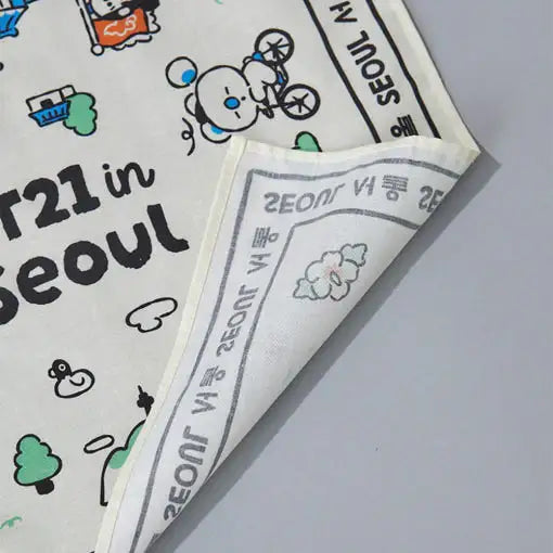 BT21 - Seoul Edition Handkerchief - Line Friends - Handkerchief - Harumio BT21 - Seoul Edition Handkerchief - Line Friends - Handkerchief - Harumio