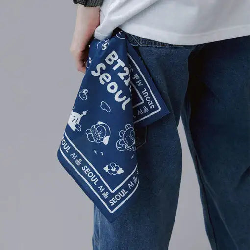 BT21 - Seoul Edition Handkerchief - Line Friends - Handkerchief - Harumio BT21 - Seoul Edition Handkerchief - Line Friends - Handkerchief - Harumio