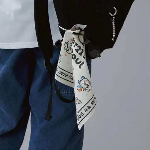BT21 - Seoul Edition Handkerchief - Line Friends - Handkerchief - Harumio BT21 - Seoul Edition Handkerchief - Line Friends - Handkerchief - Harumio