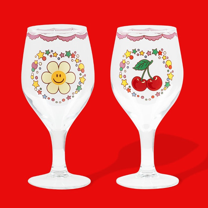 Wiggle Wiggle - Cherry and Bear Goblet Cup Set