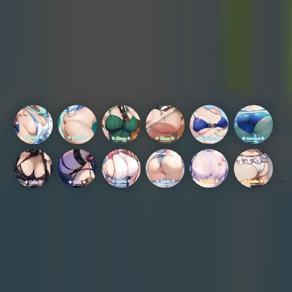 Brown Dust II - 2nd Anniversary Pop-up Store - Can Badge (Random) - V-SQUARE - Can Badge - Harumio