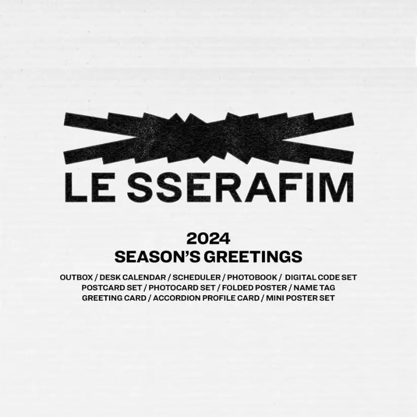 LE SSERAFIM - 2024 Season's Greetings - Coppan Global / Source Music Co., Ltd. - Merchandise - Harumio