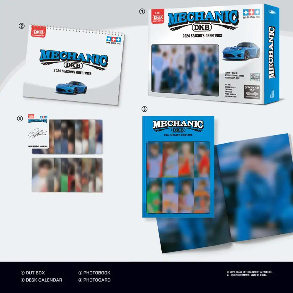 DKB - 2024 Season's Greetings - Everline Co., Ltd. / Brave Entertainment - Merchandise - Harumio