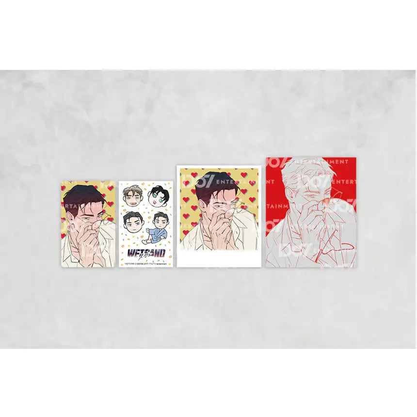 Wet Sand - Glasses Photo Card Set - Do7 Entertainment - Photocard - Harumio