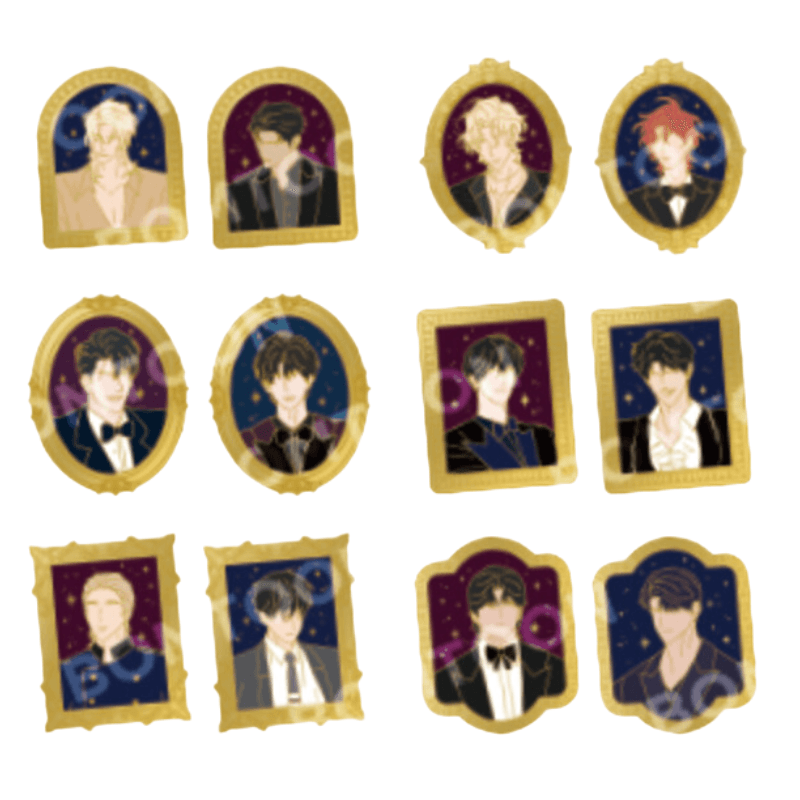 BOM CINEMA TOWN - Metal Badge Set - BOMTOON - Metal Badge - Harumio