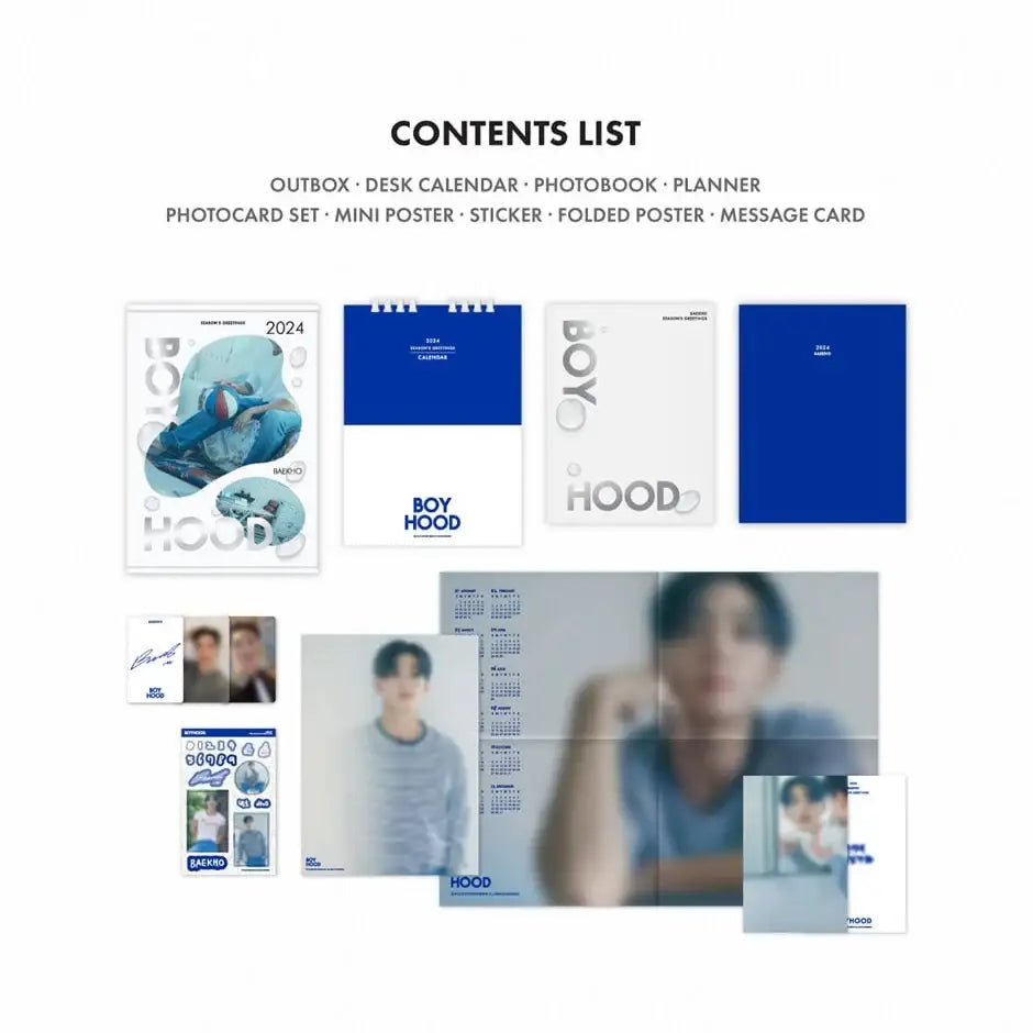 Baekho - 2024 Season's Greetings - Coppan Global / Pledis Entertainment - Merchandise - Harumio