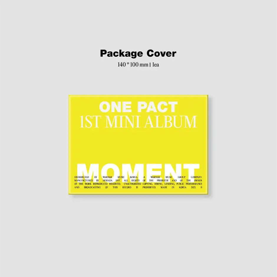 ONE PACT - Moment : 1st Mini Album (POCA Album) - Warner Music / Arma D&T Co., Ltd. - Album - Harumio