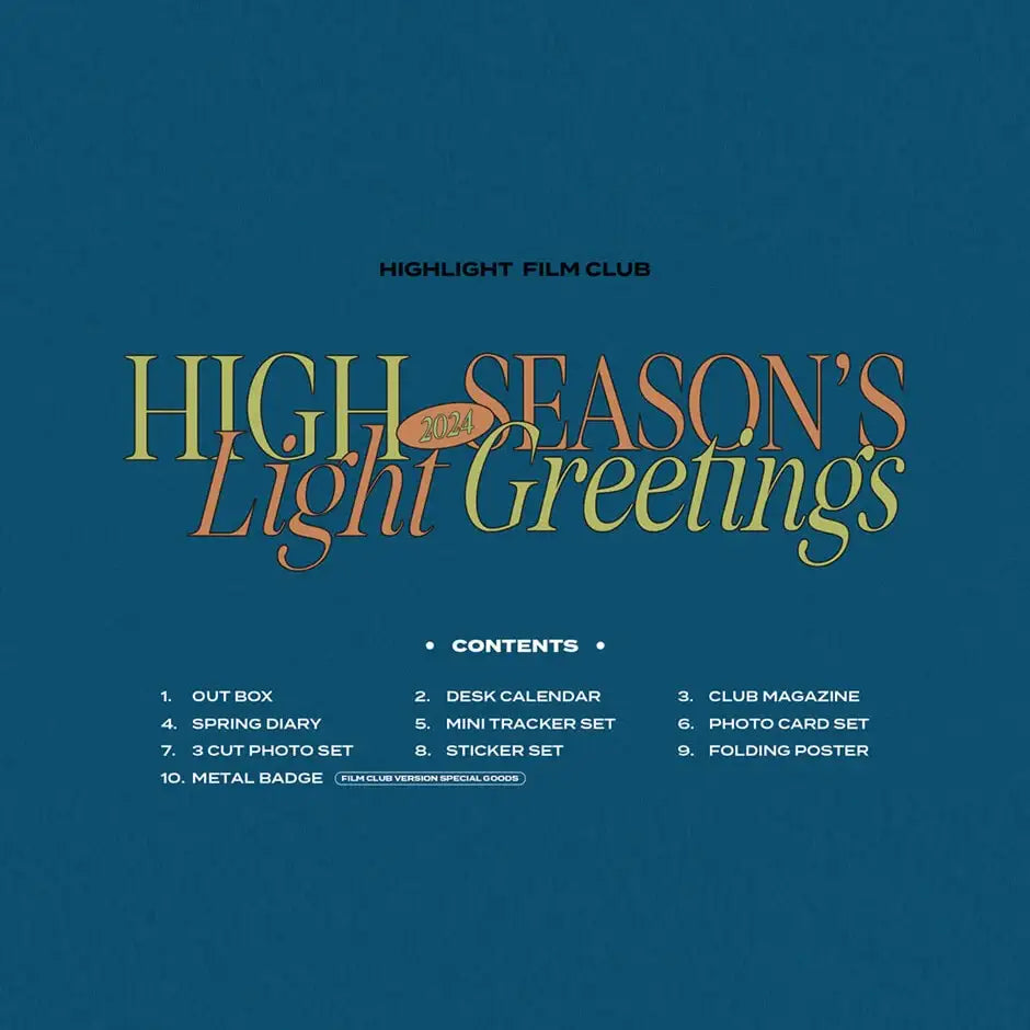 HIGHLIGHT - 2024 Season's Greetings (FILM Club Version) - Apple Music Co., Ltd. / Around Us Entertainment - Merchandise - Harumio