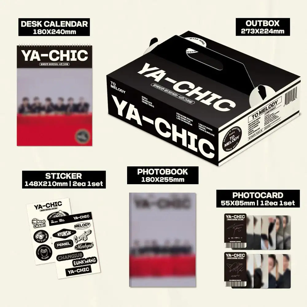 TO.MELODY - 2024 Season's Greetings (YA-CHIC : Pepper ver.) - Everline Co. Ltd. - Merchandise - Harumio