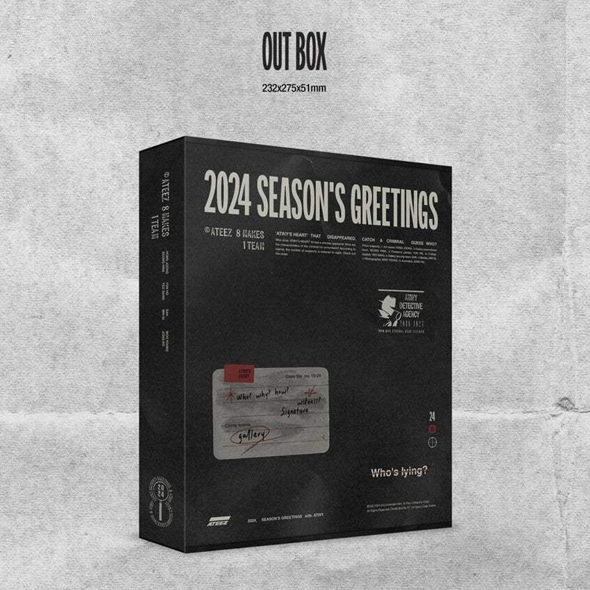 ATEEZ - 2024 Season's Greetings - Play Company Co., Ltd. / KQ Entertainment - Merchandise - Harumio